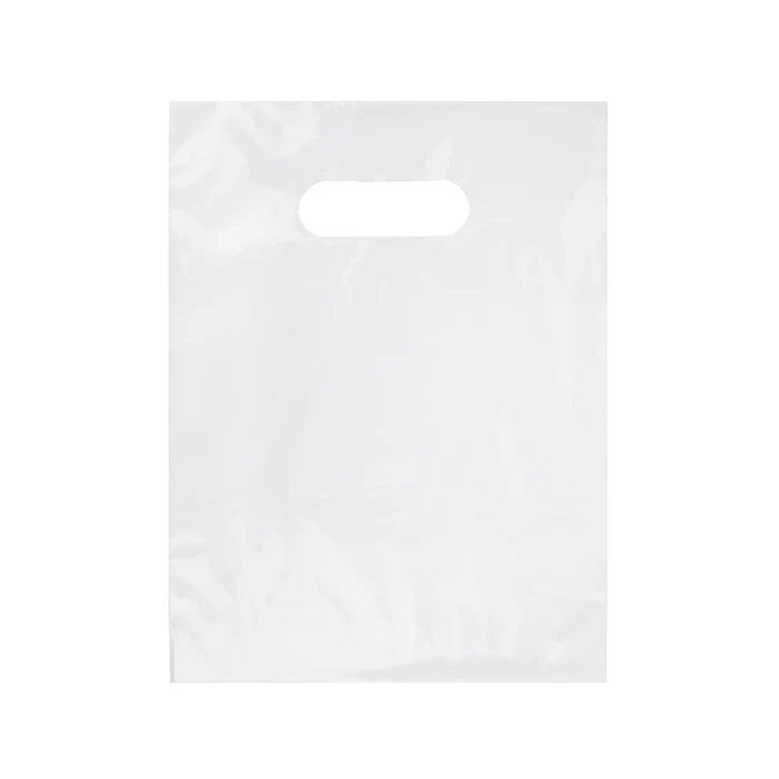 Tragetaschen Weiß 20% - Recyceltes Material 22.9x30.5cm (100 Stück) [H912WT1R]