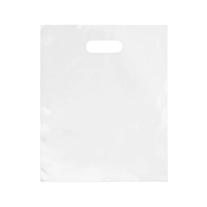 Tragetaschen Transparent - 20% Recyceltes PE 30.5x38.1cm (100 Stück) [H1215CL1R]