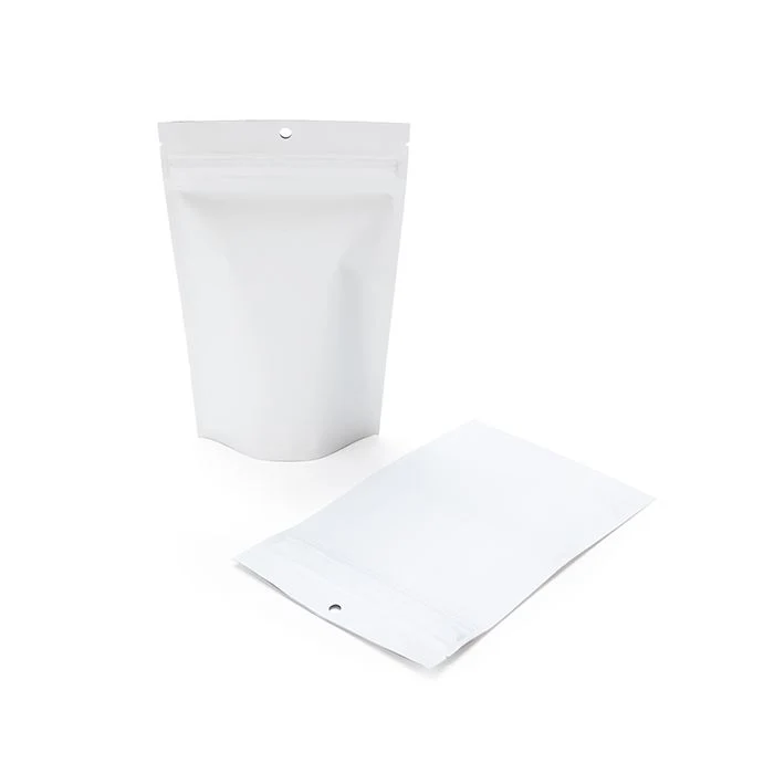 Kindersichere Beutel Mattweiß 13x6.4x20.6cm (100 Stück) [CRP3MW]
