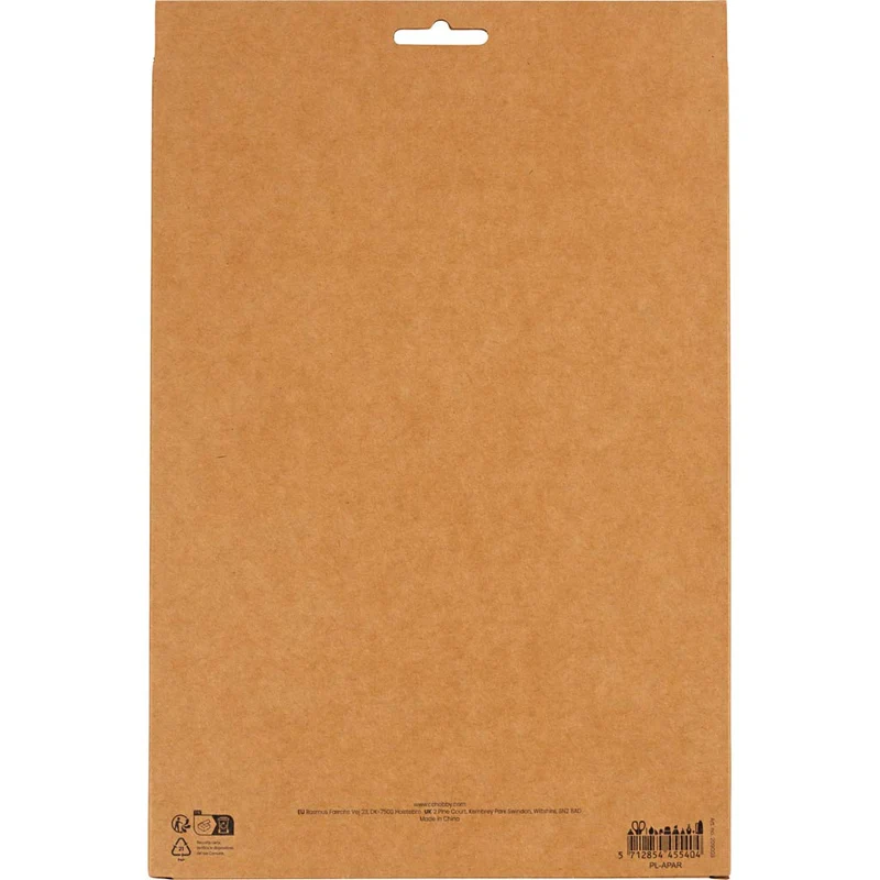 Krepppapier, Blatt 25x60 cm, Kreppanteil: 180%, 105 g, Standard-Farben, 8 Bl./ 1 Pck [HOB-209003]