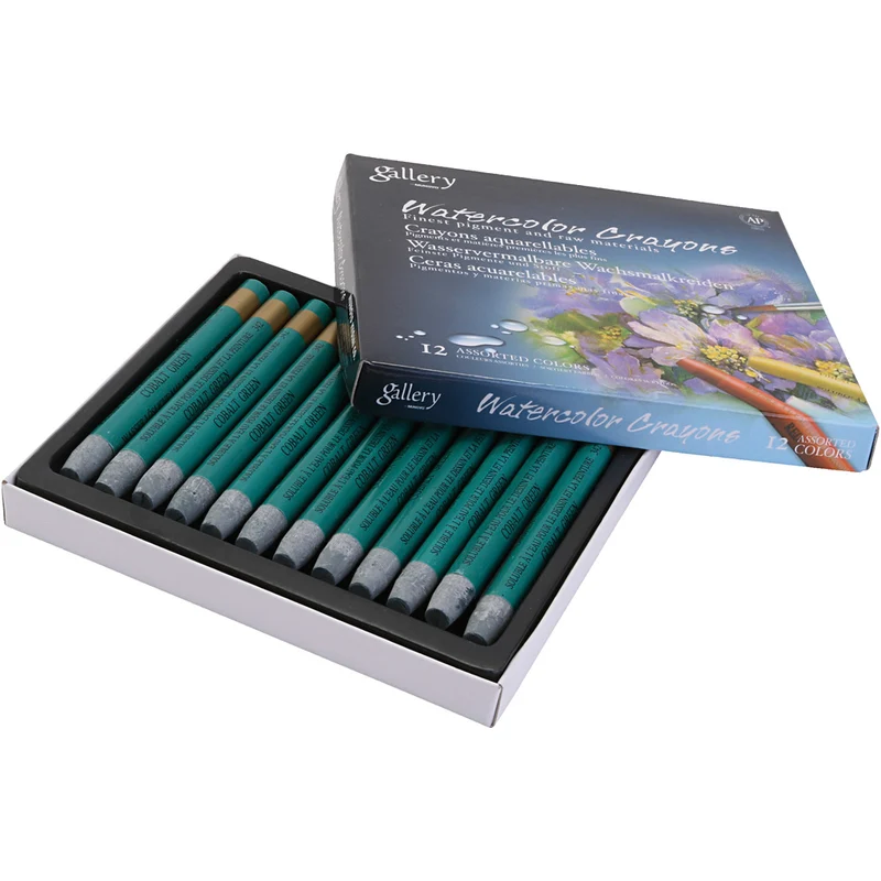 Gallery Aquarell-Kreide, Petrol (706), 12 Stk/ 1 Pck [HOB-427358]