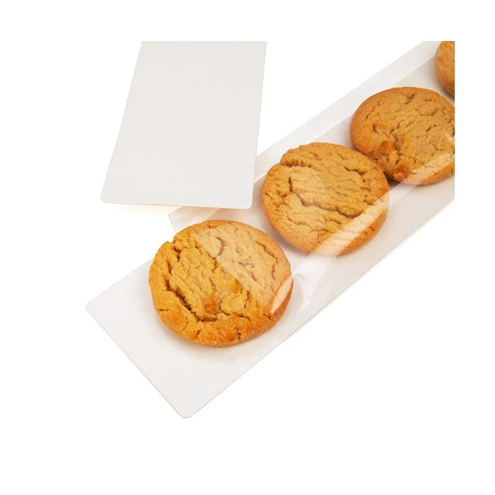 Fettbeständige Keksplatten Weiß 6.4x26.7cm (100 Stück) [GRCB13]