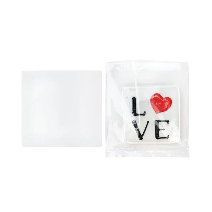 Fettbeständige Keksplatten Weiß 13.3x14cm (100 Stück) [GRCB11]