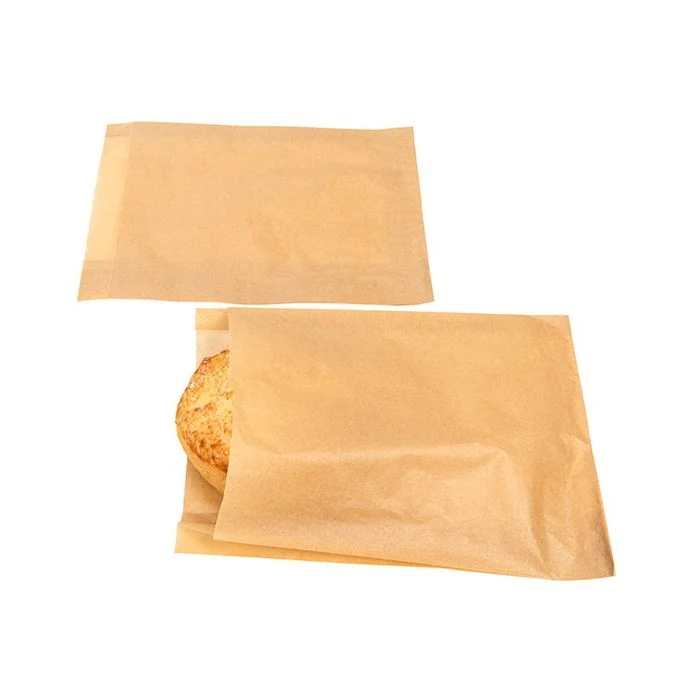 Papier Klappenbeutel Braun 17.1x2.9x22.9cm (100 Stück) [GPB6K]