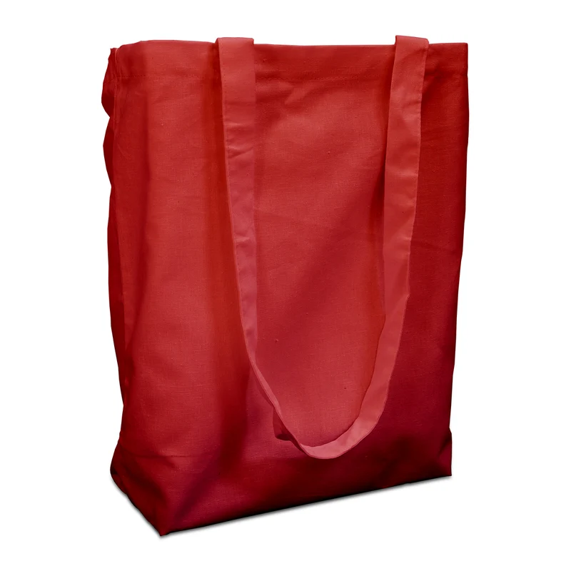 Baumwolltragetaschen mit Griff 38x42cm Rot (250 Stück) [FP-DKE022]