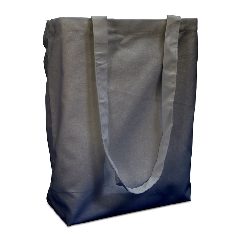 Baumwolltragetaschen mit Griff 38x42cm Grau (250 Stück) [FP-DKE021]