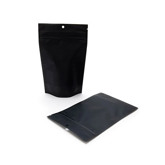 Kindersichere Beutel Mattschwarz 13x6.4x20.6cm (100 Stück) [CRP3MB]