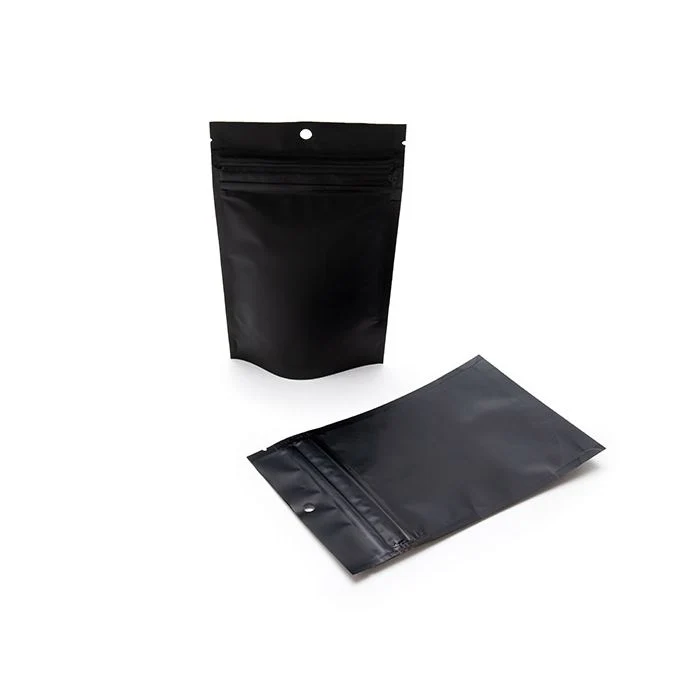 Kindersichere Beutel Mattschwarz 10.2x6.4x15.2cm (100 Stück) [CRP2MB]