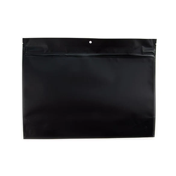 Kindersichere Beutel Mattschwarz 30.5x10.2x22.9cm (100 Stück) [CRP129MB]