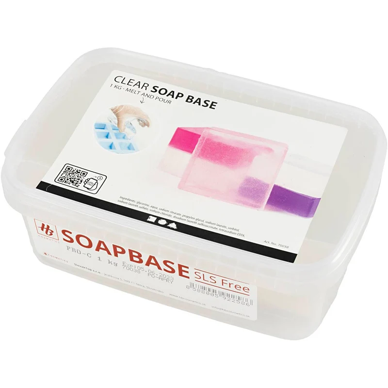 Transparente Seifenbasis, Transparent, 1 kg [HOB-70038]
