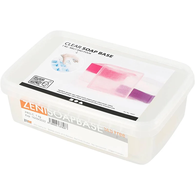 Transparente Seifenbasis, Transparent, 1 kg [HOB-70038]