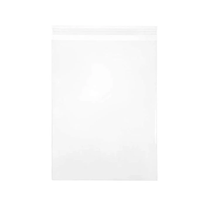 Plastikbeutel 23.4x32.5cm Transparent & Wiederverschließbar (100 Stück) [KO-30174]