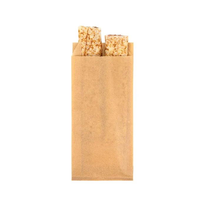 Papier Klappenbeutel Braun 8.9x2.9x19.7cm (100 Stück) [GPB1K]