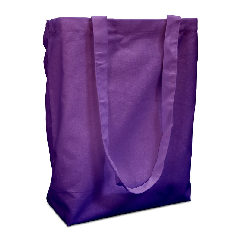 Baumwolltragetaschen mit Griff 38x42cm Lila (250 Stück) [FP-DKE014]