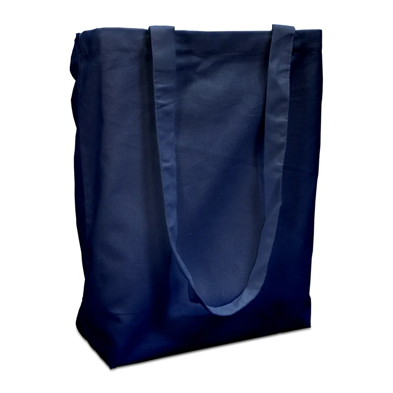 Baumwolltragetaschen mit Griff 38x42cm Dunkelblau (250 Stück) [FP-DKE013]