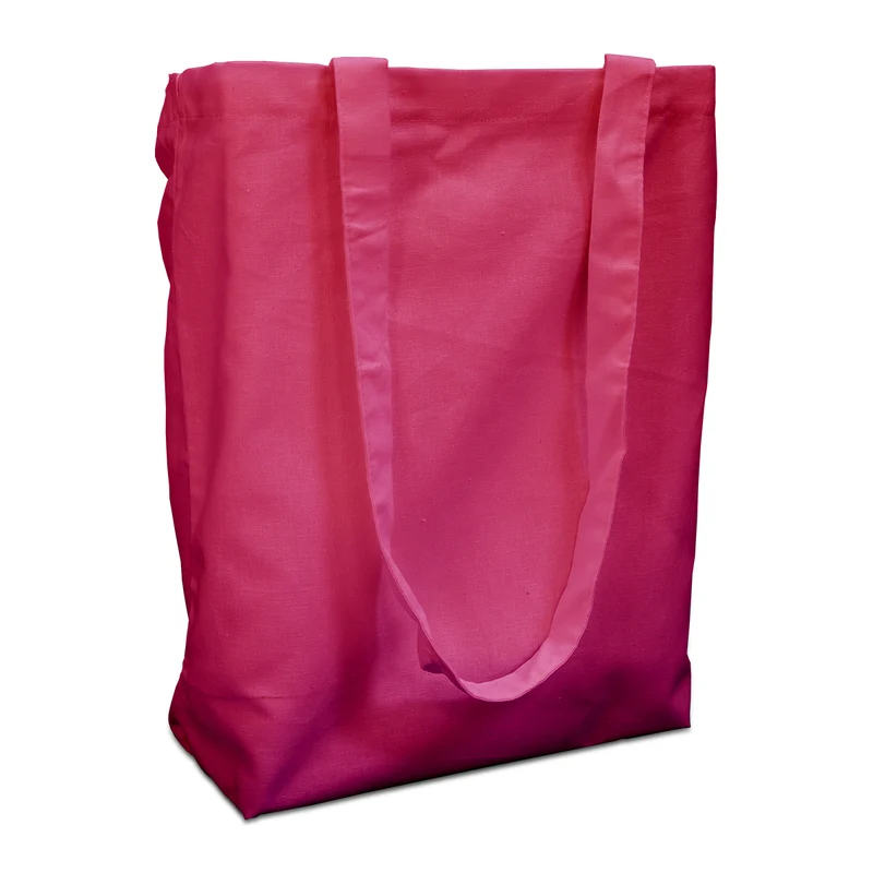 Baumwolltragetaschen mit Griff 38x42cm Rosa (250 Stück) [FP-DKE011]
