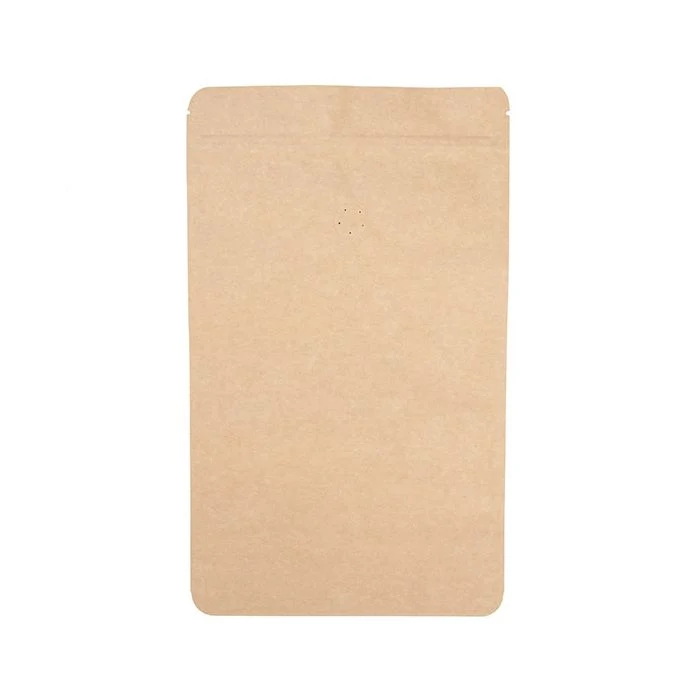 Standbodenbeutel Kraft 17.1x8.9x28.6cm 340 Gramm mit Ventil (100 Stück) [ZBGM4K]