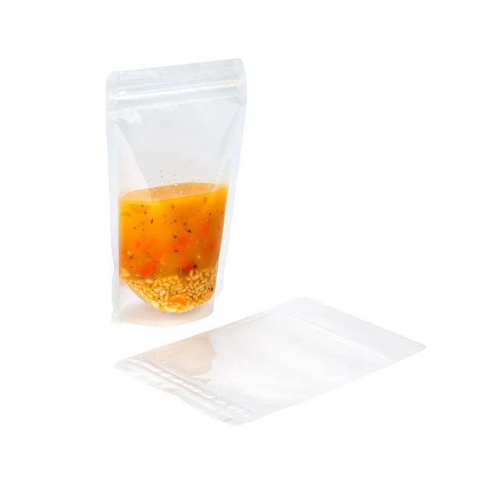 Standbodenbeutel Transparent 14.9x8.9x23.2cm (25 Stück) [ZBGL7]