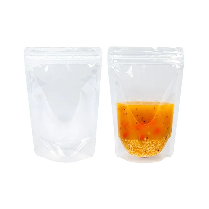 Standbodenbeutel Transparent 14.9x8.9x23.2cm (25 Stück) [ZBGL7]