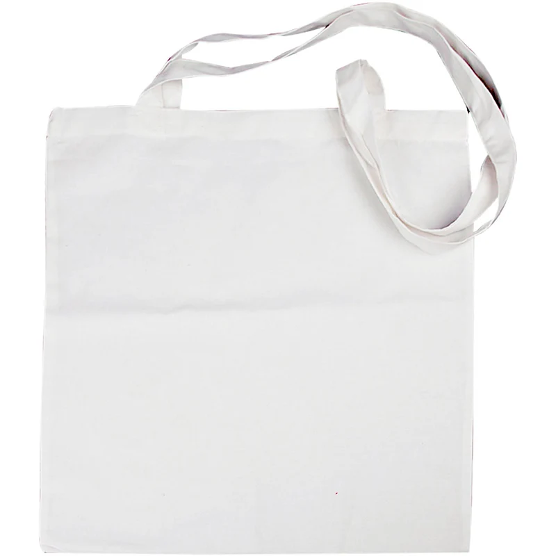 Stofftasche, Größe 38x42 cm, 130 g, Weiß, 10 Stk/ 1 Pck [HOB-499001]
