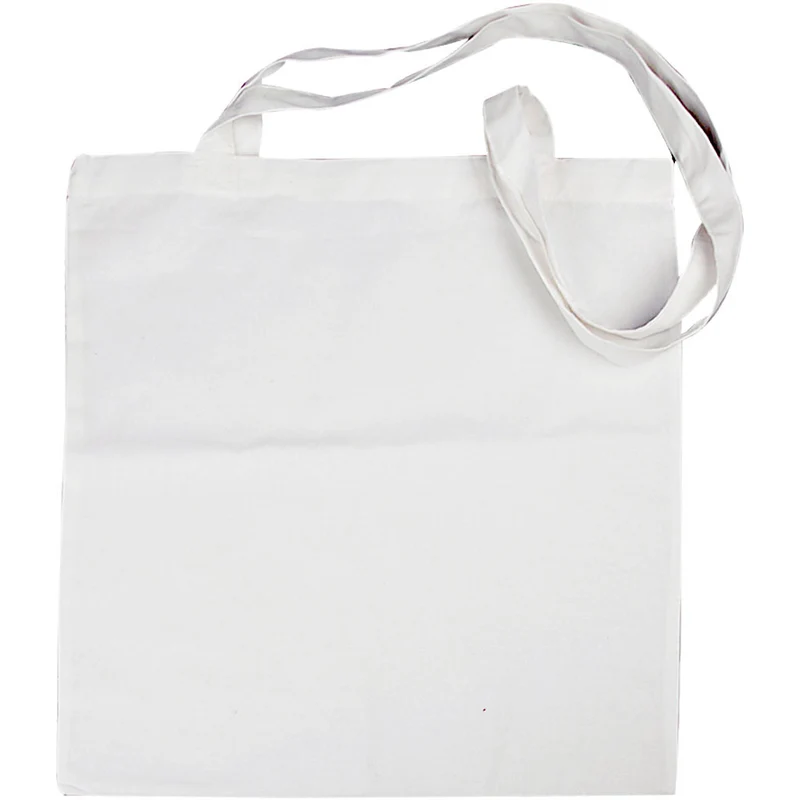 Stofftasche, Größe 38x42 cm, 130 g, Weiß, 10 Stk/ 1 Pck [HOB-499001]