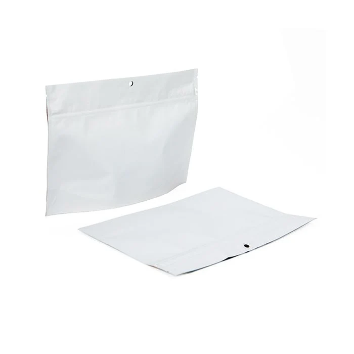 Kindersichere Beutel Mattweiß 22.9x6.2x15.2cm (100 Stück) [CRP96MW]