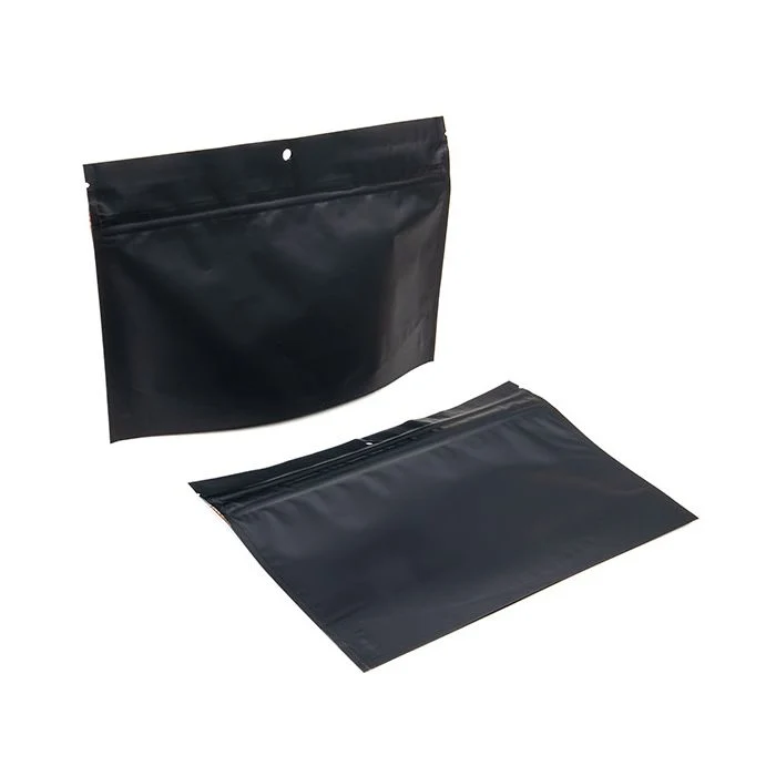 Kindersichere Beutel Mattschwarz 22.9x6.2x15.2cm (100 Stück) [CRP96MB]