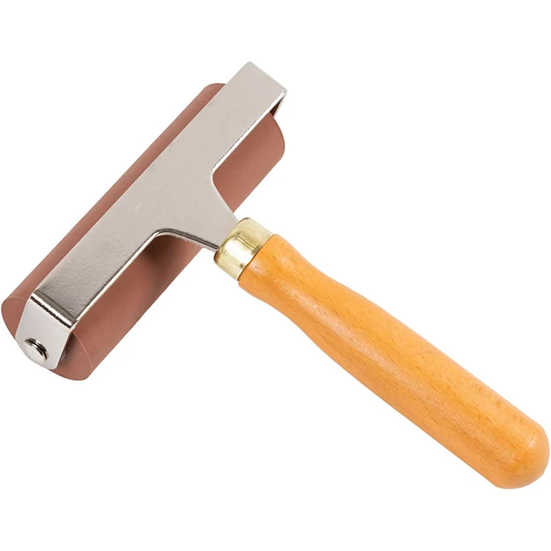 Gummiwalze/Linolwalze, D 3 cm, B 9,80 cm, 1 Stk [HOB-38223]