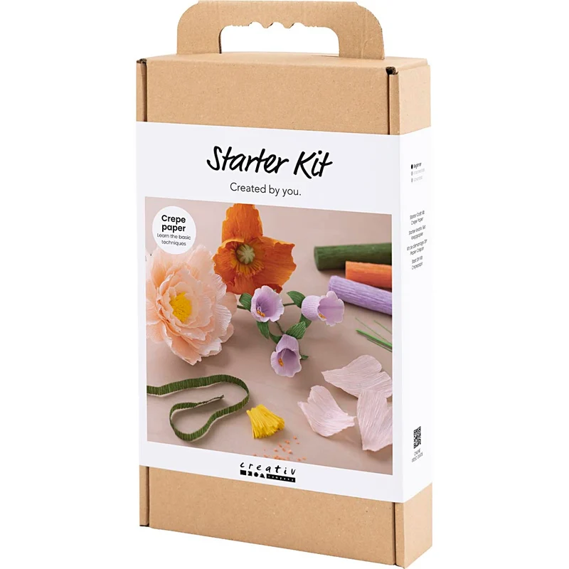 Starter Kreativ Set Krepppapier, Sortierte Farben, 1 Pck [HOB-97738]
