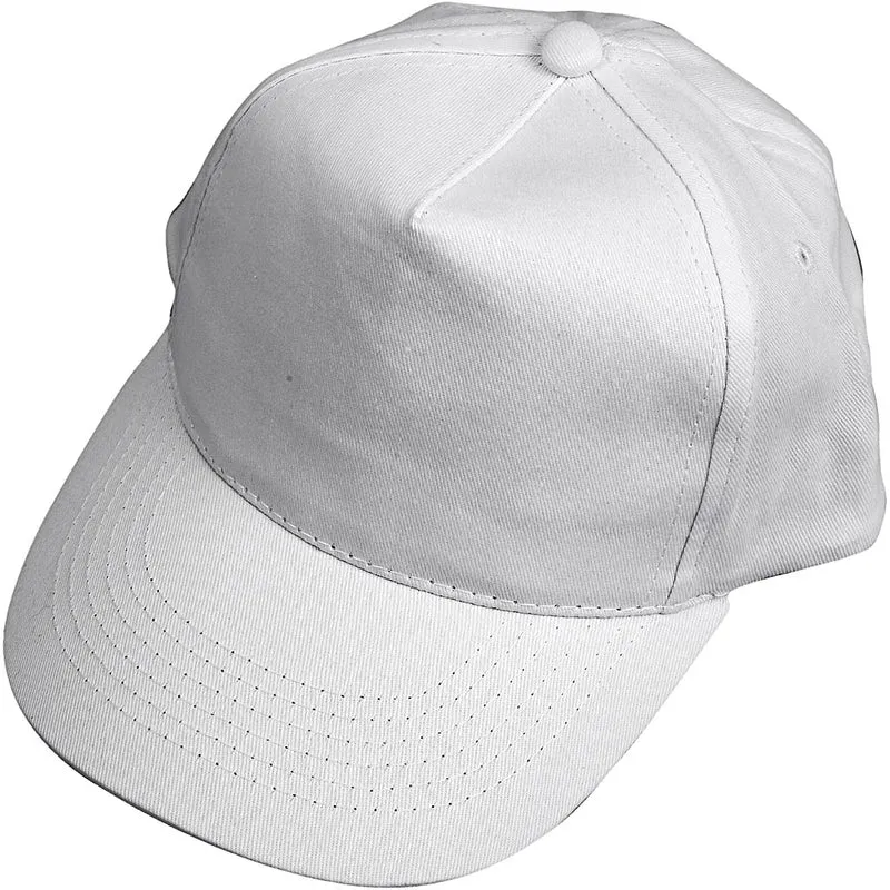 Kappe, Größe 49,5-56 cm, Weiß, 12 Stk/ 1 Pck [HOB-99577]