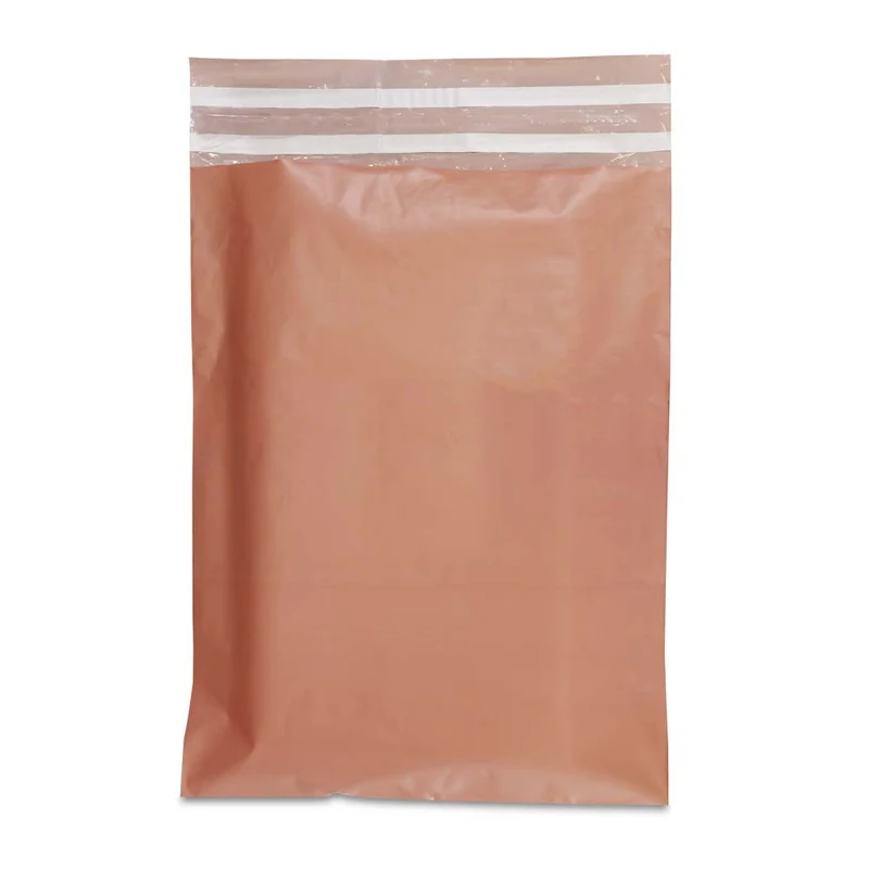 Kunststoff-Versandtaschen 35x45+8cm Altrosa (250 Stück) [FP-VZQ056]