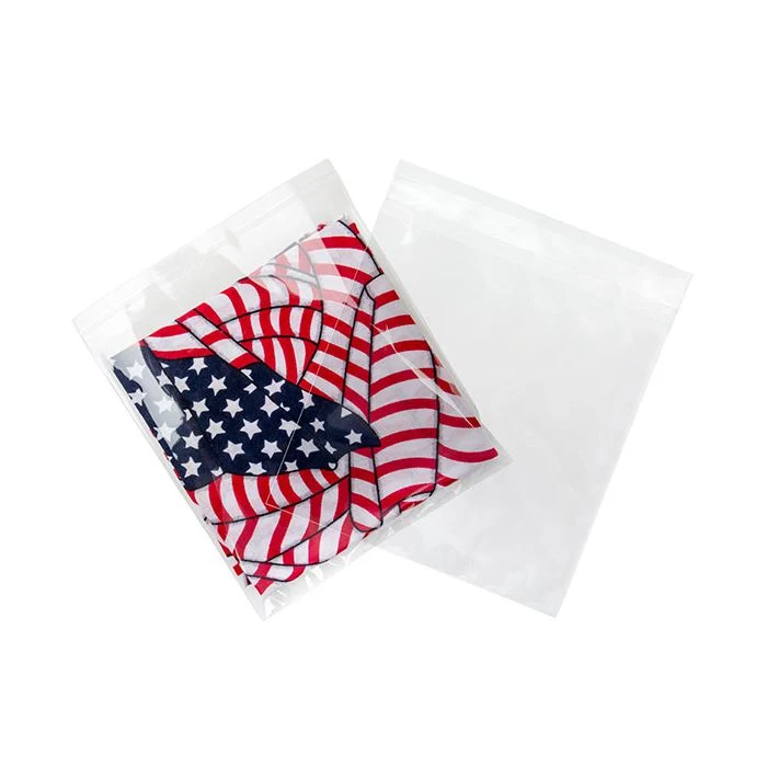 Plastikbeutel 16.5x16.5cm Transparent mit Klebestreifen (100 Stück) [B6H6H]