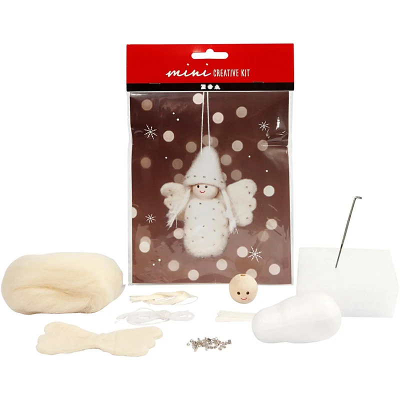 Mini Kreativ Set, Engel, H 10 cm, 1 Pck [HOB-977408]