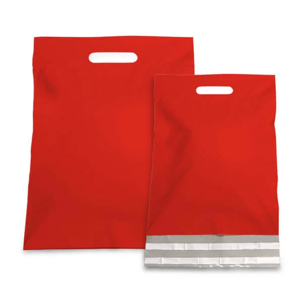 Kunststoff-Versandtaschen 30x40+7cm Rot (250 Stück) [FP-VZQ034]