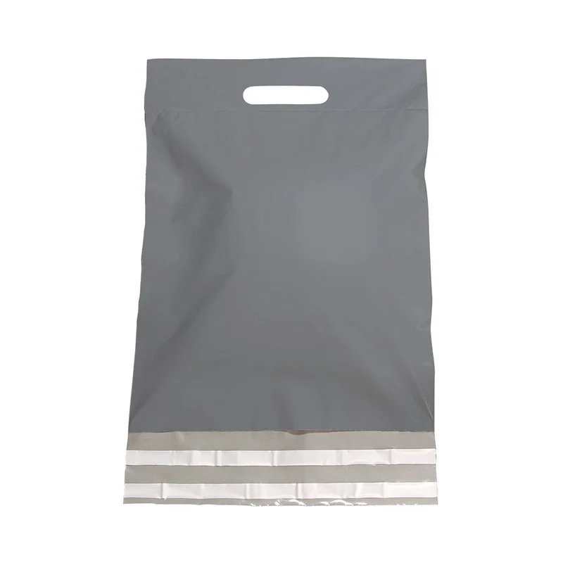 Kunststoff-Versandtaschen 45x56+7cm Silber (250 Stück) [FP-VZQ040]
