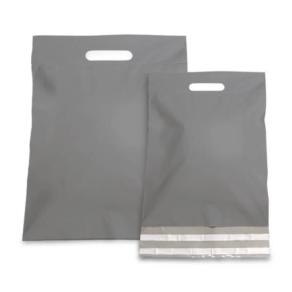 Kunststoff-Versandtaschen 30x40+7cm Silber (250 Stück) [FP-VZQ033]