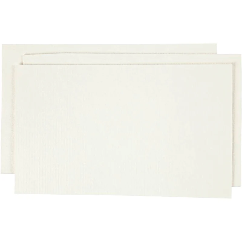 Papierpulpe/Zellulose, Blatt 20x12 cm, Naturweiß, 100 g/ 1 Pck [HOB-78658]