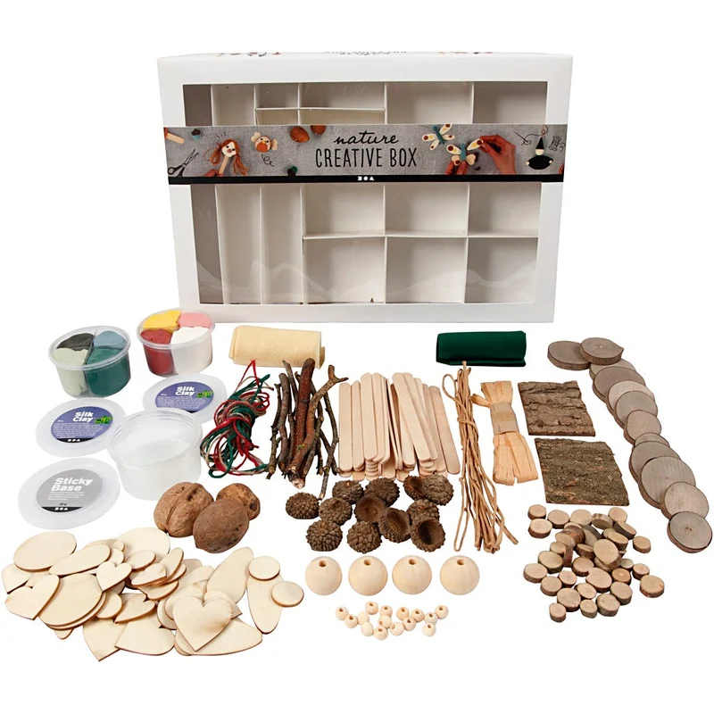 Kreativ Mix, Natur, 1 Set [HOB-54453]