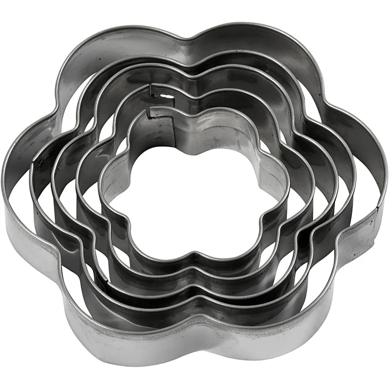 Ausstechformen, Blume, Größe 8 cm, 5 Stk/ 1 Pck [HOB-782880]
