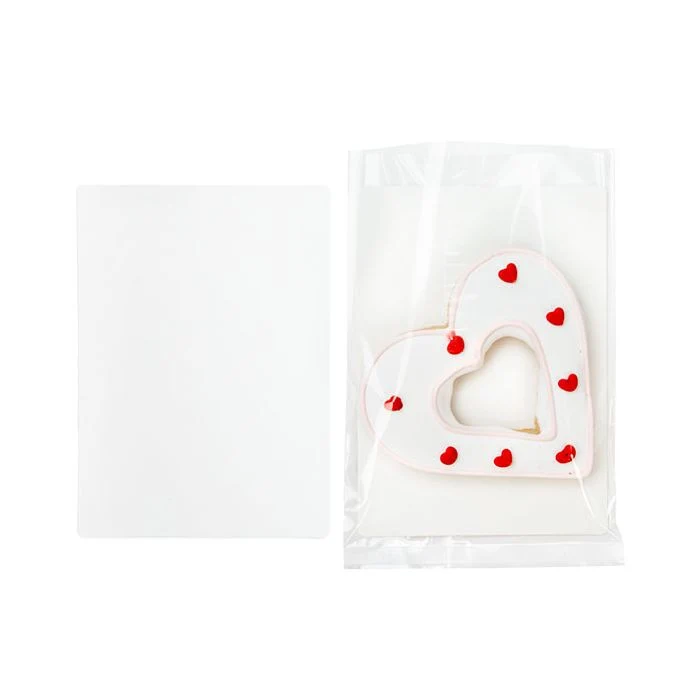 Fettbeständige Keksplatten Weiß 11.5x16cm (100 Stück) [GRCB9]