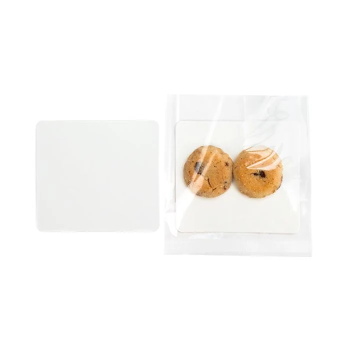 Fettbeständige Keksplatten Weiß 6.5x5.5cm (100 Stück) [GRCB1]