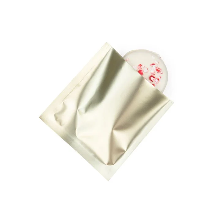 Kindersichere Einweg-Beutel Mattgold 8x9.5cm (100 Stück) [CRB2G]