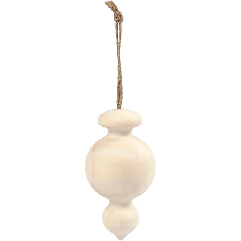 Christbaumkugel, H 7,5 cm, D 4 cm, 1 Stk [HOB-58057]