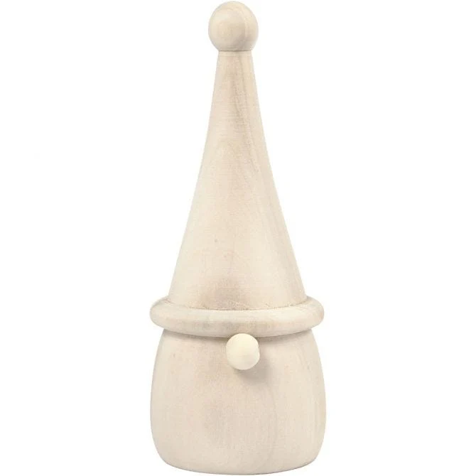 Skandinavischer Weihnachtszwerg, H 16 cm, D 6 cm, 1 Stk [HOB-58051]