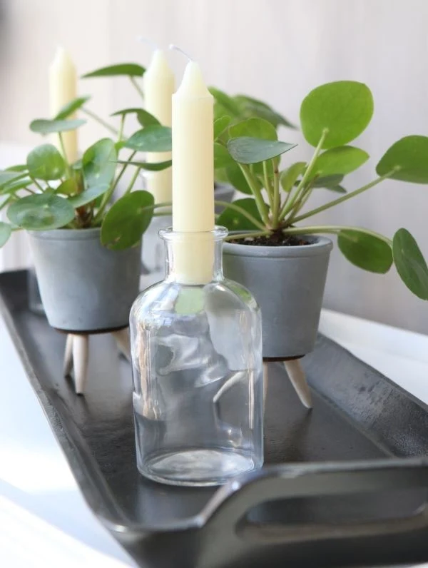 Glasflasche Ø7 h: 12 cm Transparent (20 Stück) [IFS-129196]