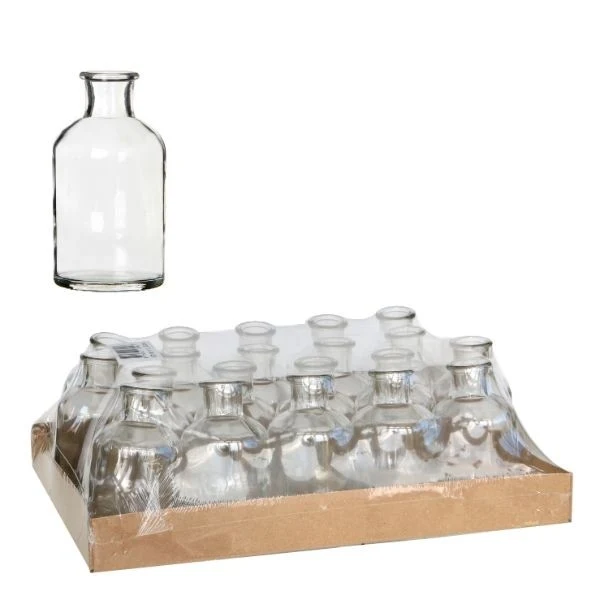 Glasflasche Ø7 h: 12 cm Transparent (20 Stück) [IFS-129196]