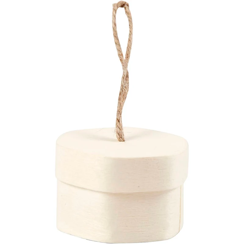 Holzspan-Dose, H 3 cm, D 4,5 cm, 3 Stk/ 1 Pck [HOB-56562]