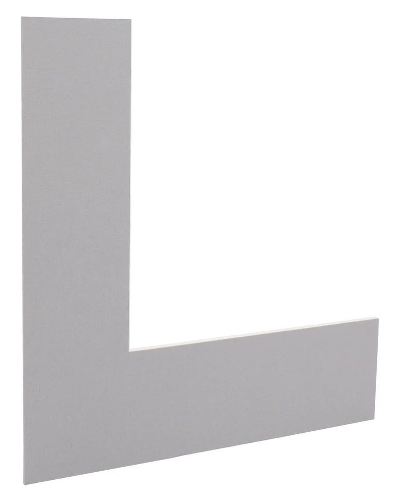 Passepartouts 822 Grau 15x21cm mit 9x14cm Ausschnitt (5 Stück) [MA-7482215211]