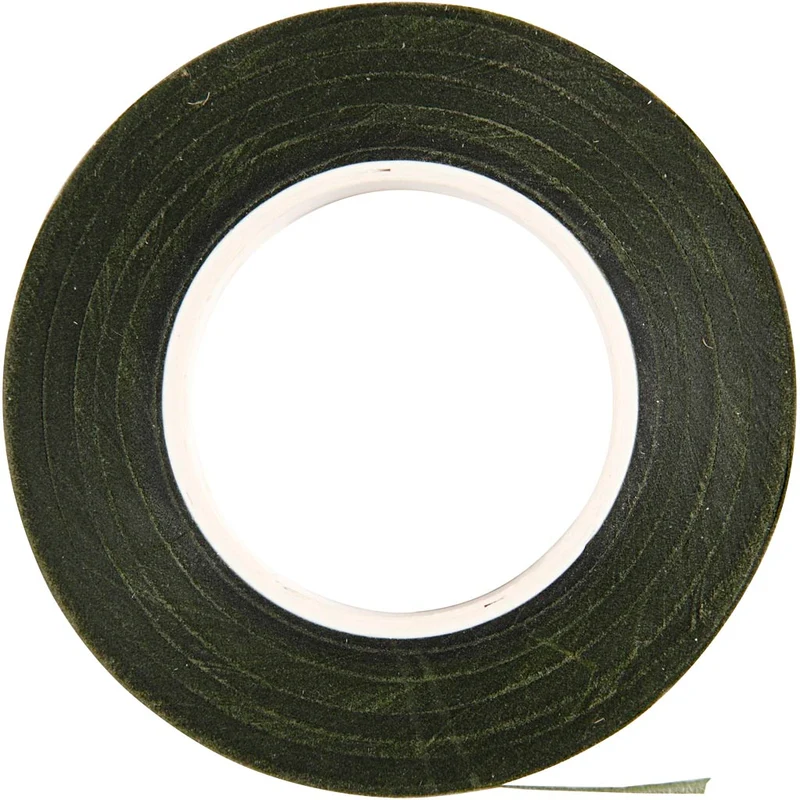 Florales Klebeband, B 12 mm, Dunkelgrün, 27 m/ 1 Rolle [HOB-25207]