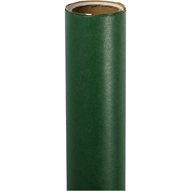 Geschenkpapier , B 50 cm, 60 g, Grün, 5 m/ 1 Rolle [HOB-198890]
